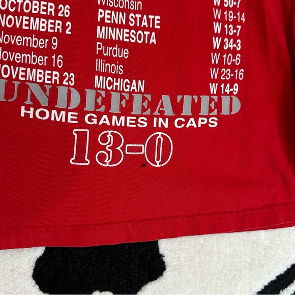 Vintage 2002 Ohio State Buckeyes Football Big Ten Champs Graphic Long Sleeve - Picture 8 of 8